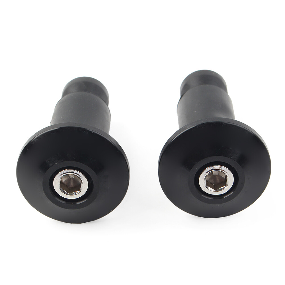 CNC 7/8” Handle Bar End Weights Handlebar Grips Cap Plugs Motor Dirt Bike Black