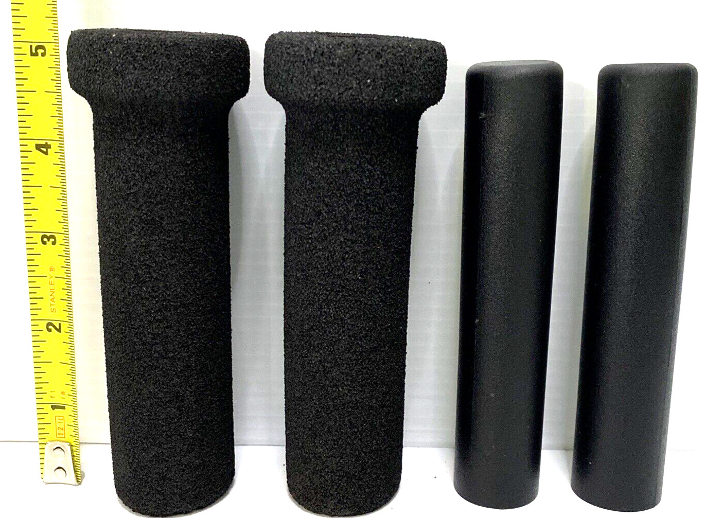 ATV Grips Super Slim Black Motocross Johar RAD Bike FOAM USA 7/8″ VTG Lot Of 3
