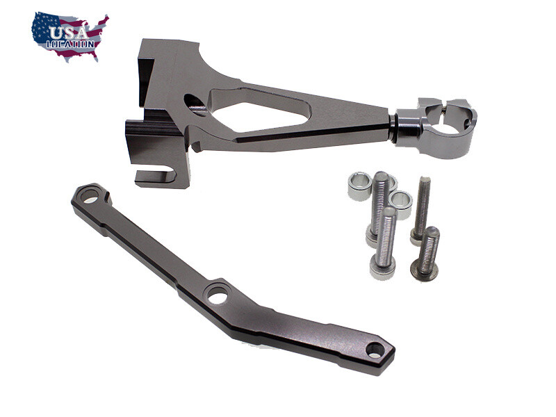 For Yamaha MT-09 2013 2014-2015 CNC Steering Damper Stabilizer Brackets Kit US