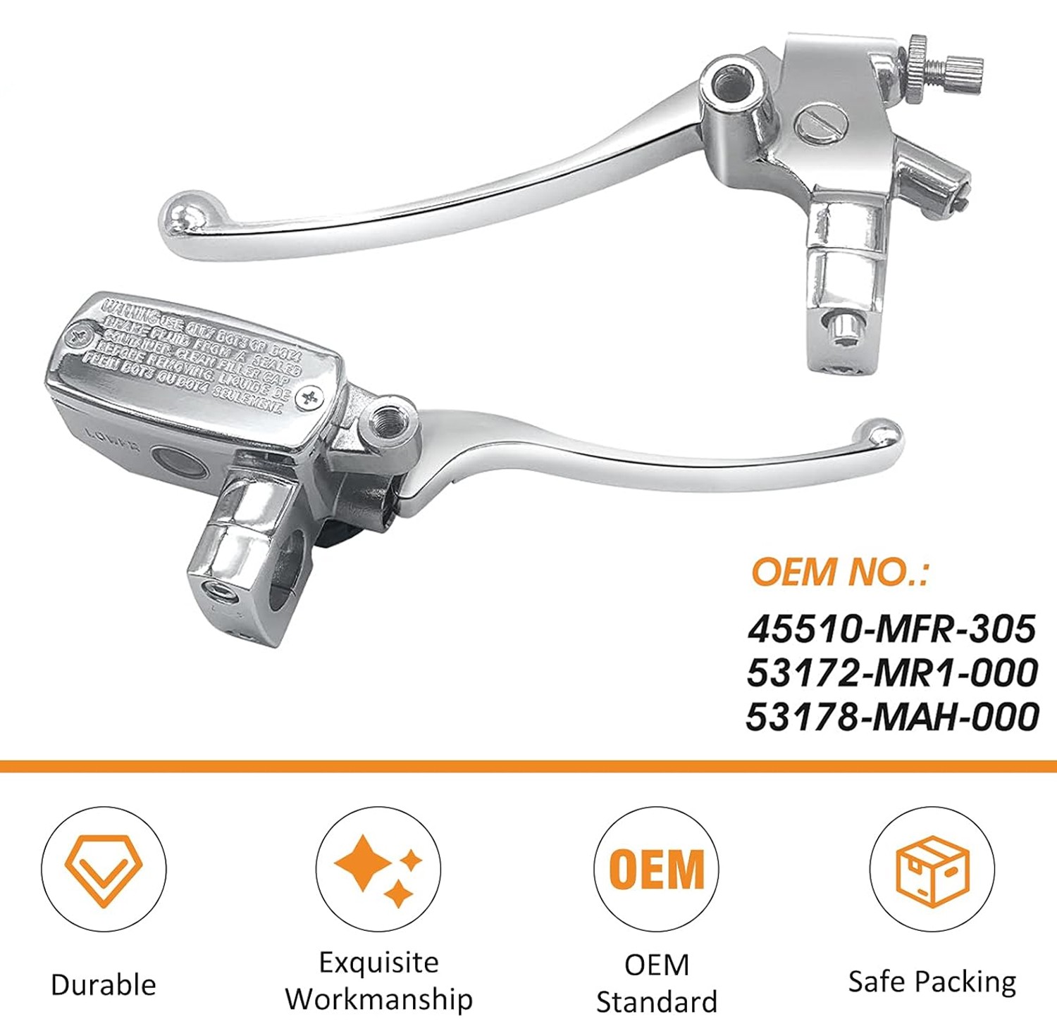 Brake Master Cylinder Clutch Lever for Honda VT600/750 VT1100/1300 VTX1300 VF750