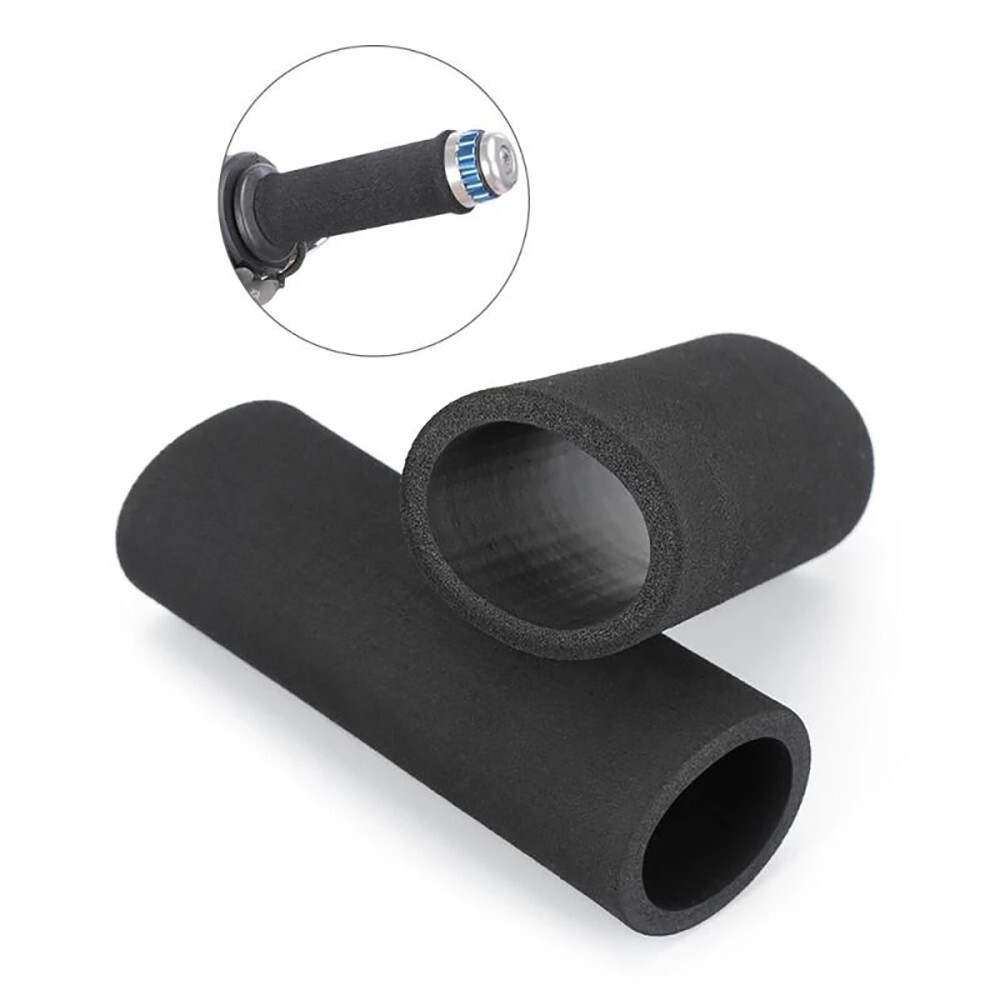 Pair Motorcycle Handlebar Cover Anti Vibration Motorbike Slip-on Foam Protection