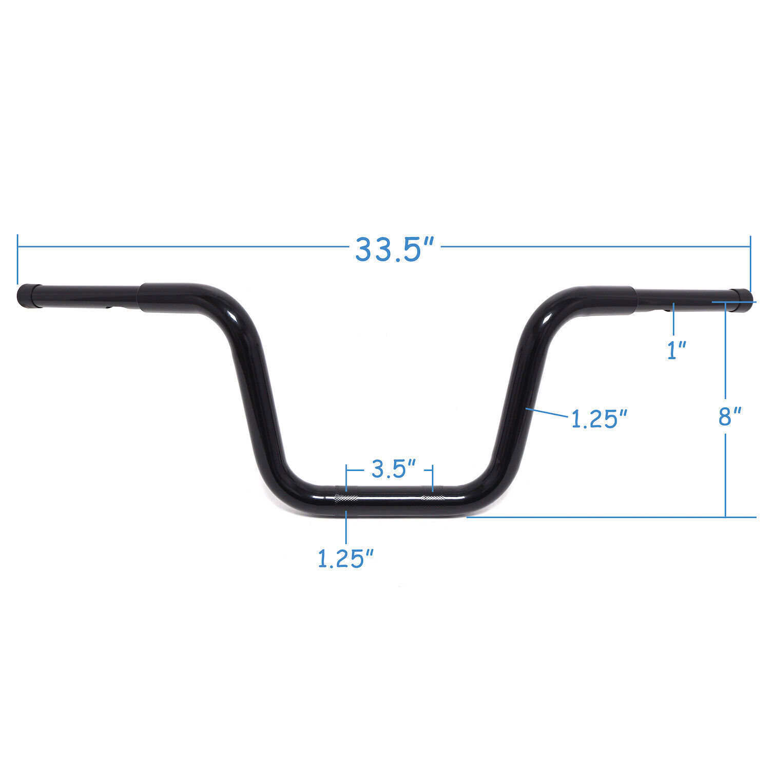 1.25″ Fat Mini Ape Handlebar for Harley Fat boy FXDR Breakout Fat Bob Road King