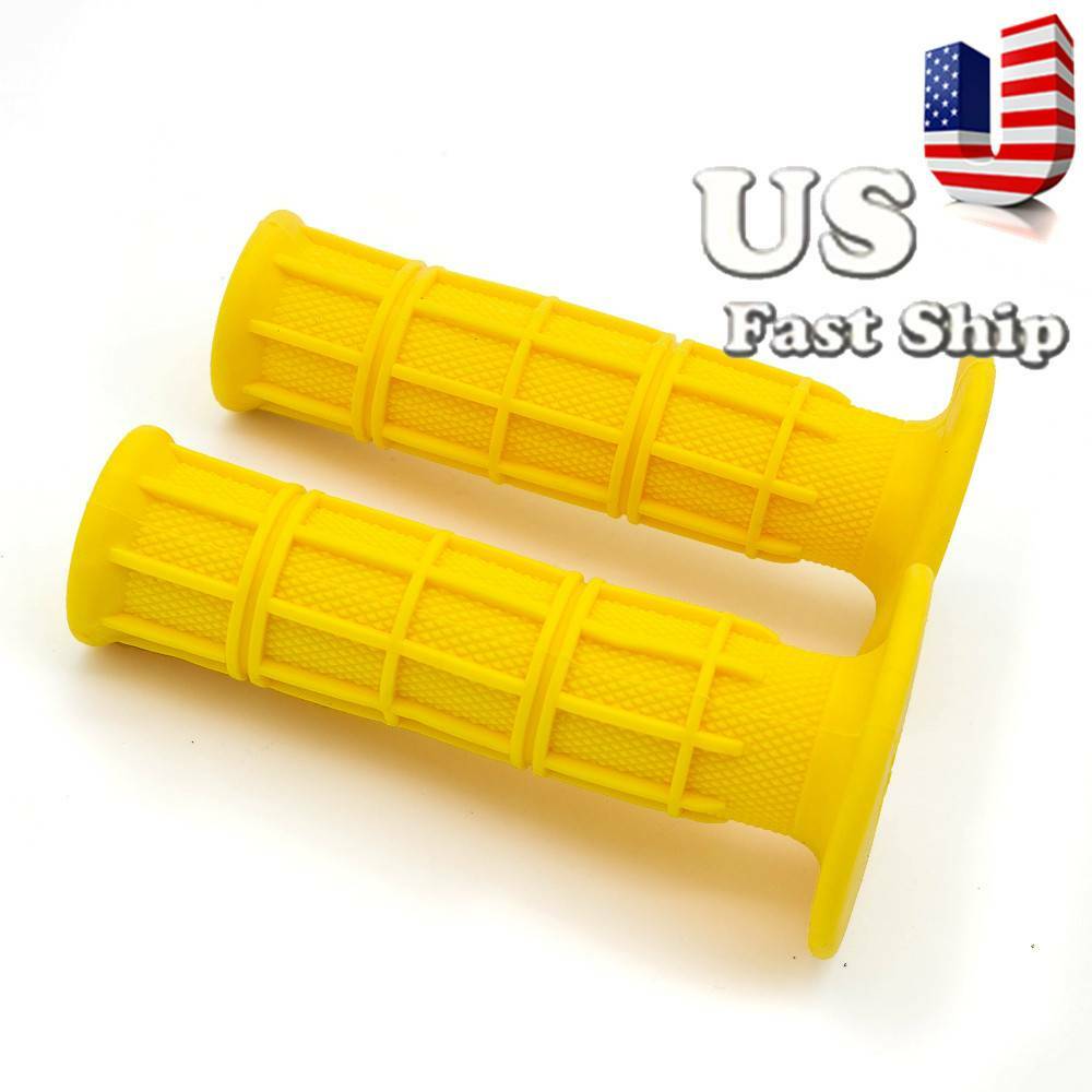 USA Stock 7/8″ 22mm Handle Bar Hand Grips Handlebar End For Honda Suzuki Yamaha