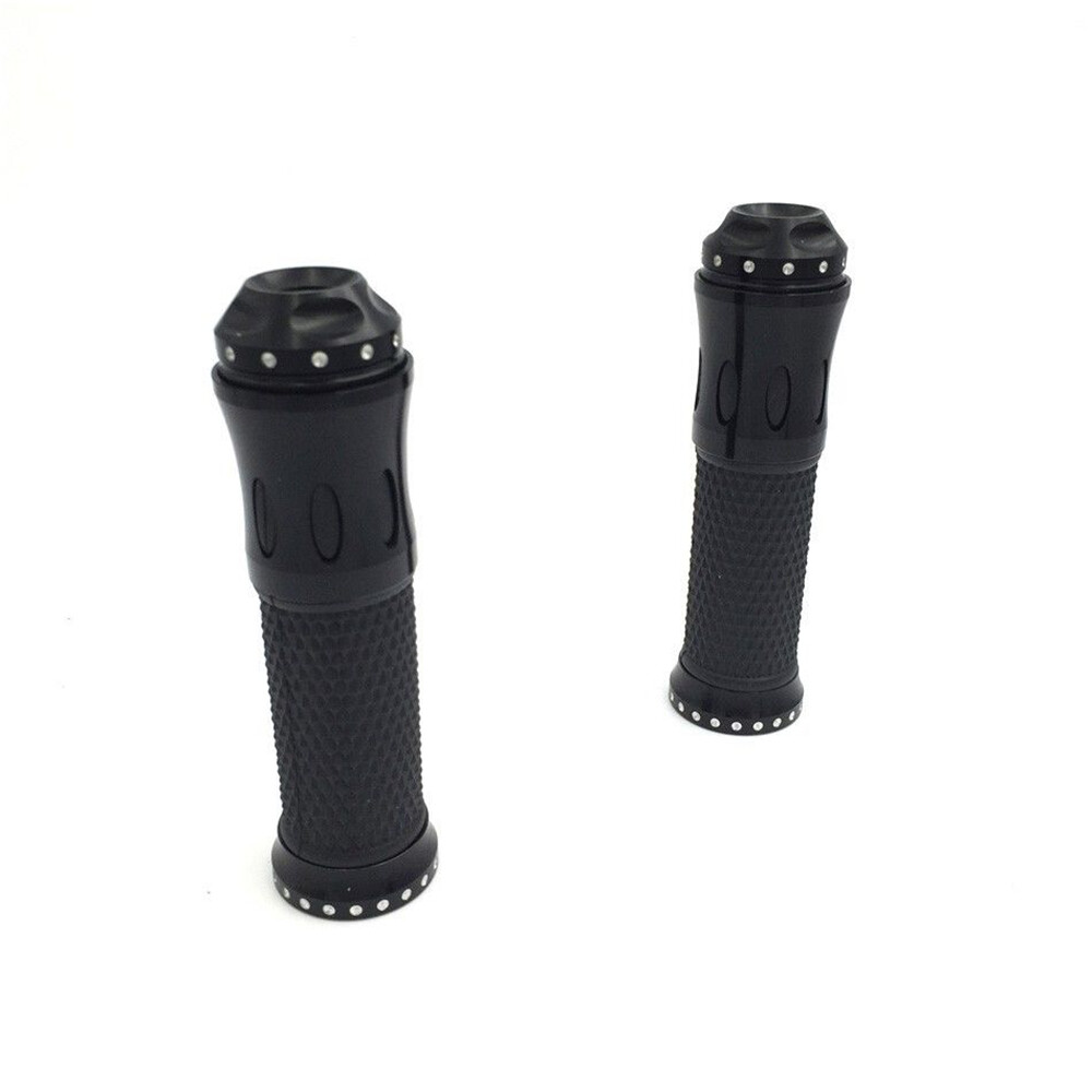 HongK Yamaha FZR 600R R6S FZ1 FZ6 TDM900 7/8″ Black None-Slip Rubber Hand Grips