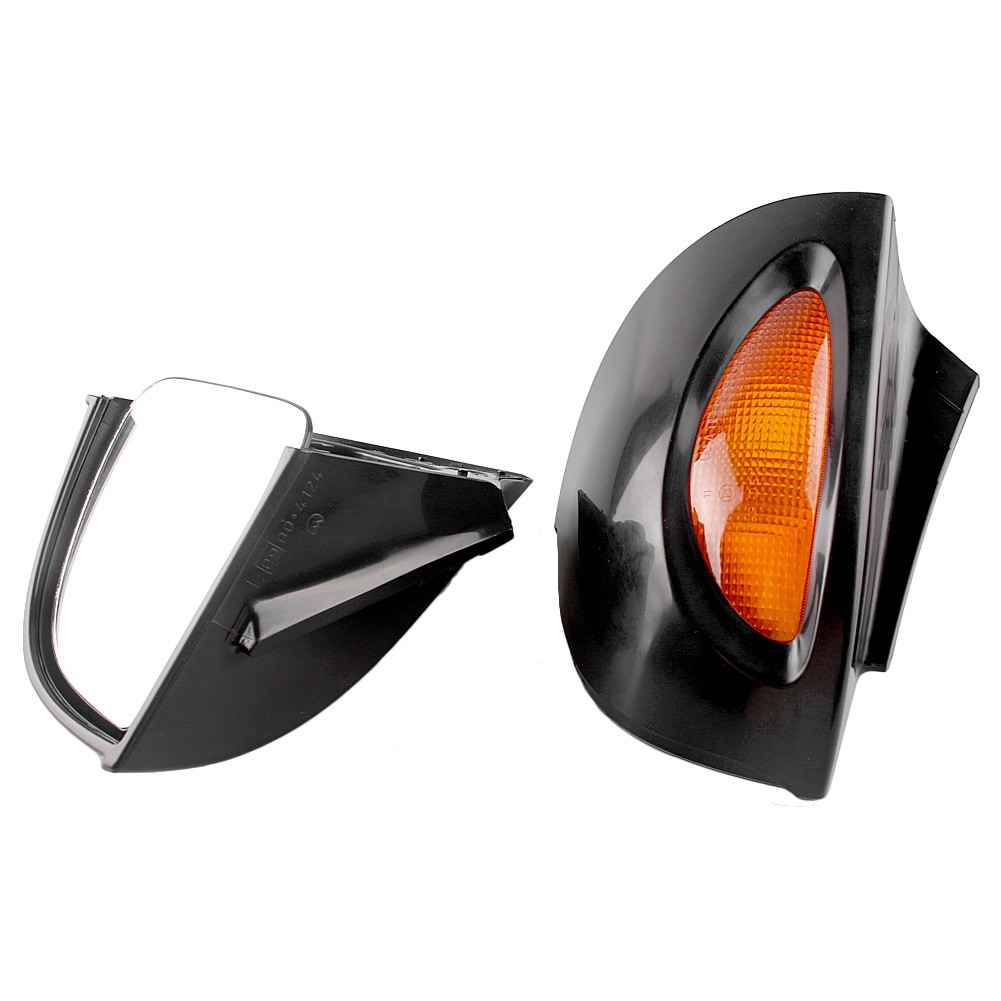1 Pair Rear View Mirror For BMW R1150RT 2001-2005 Left & Right Side Black