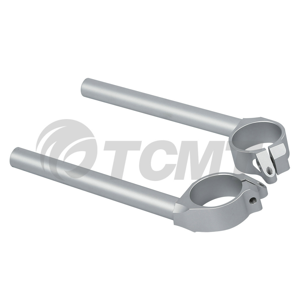 50mm Handlebar Handle Bar Clip On Silver Fit For Yamaha YZF R1 1998-2001 99 2000
