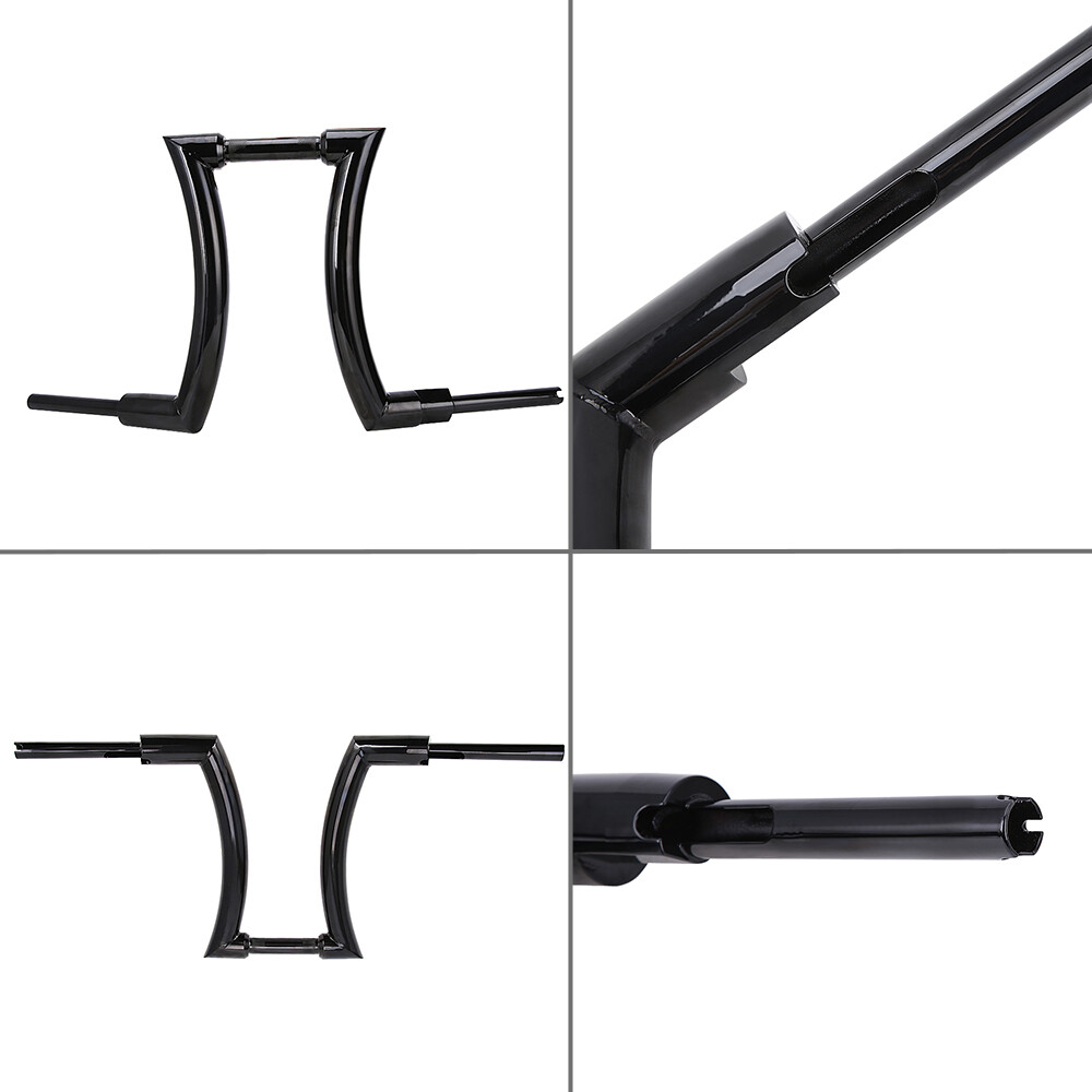 Rise 12″ 14″ 16″ 18″ Ape Hangers Handlebar For Harley Sportster Softail Dyna
