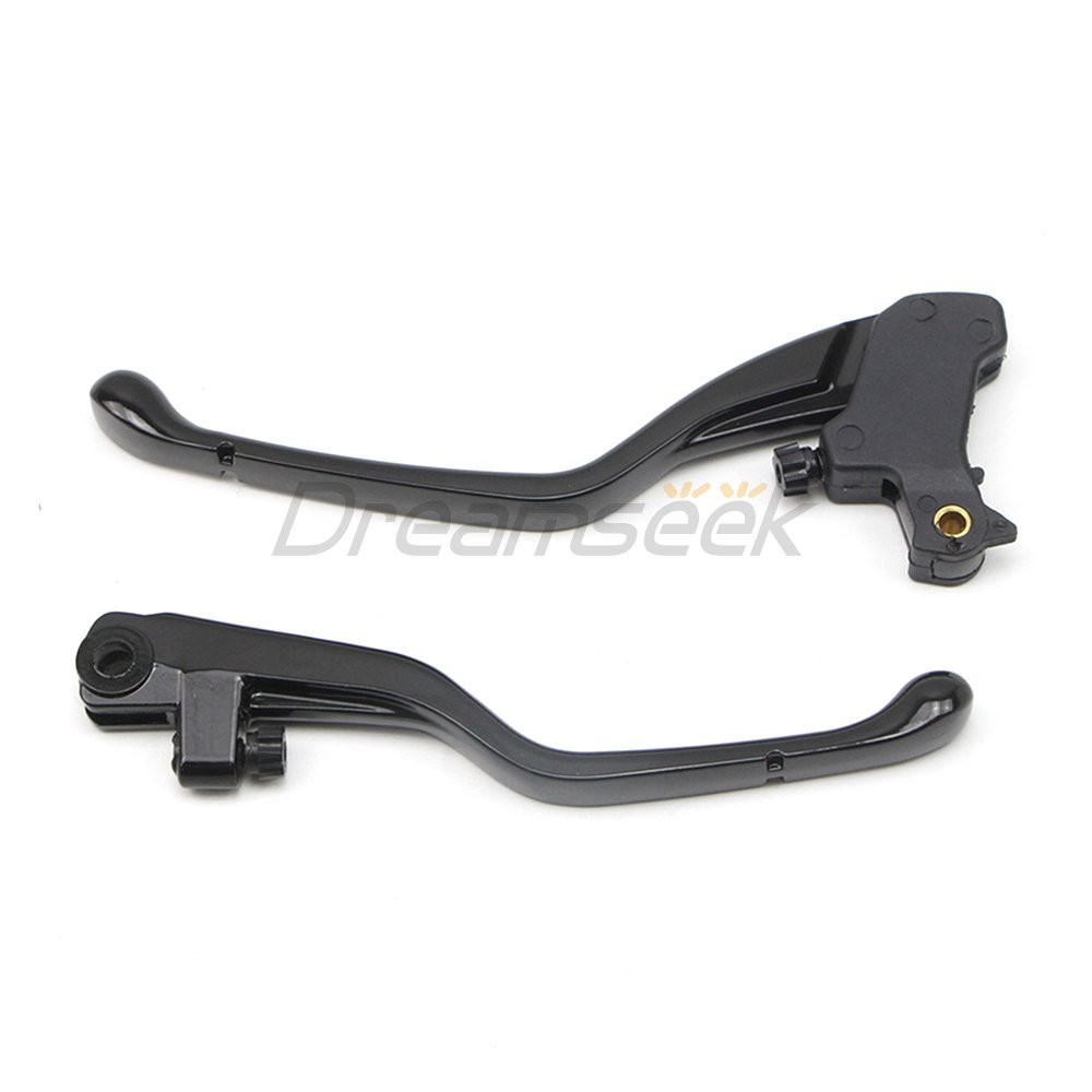 2pcs Handlebar Clutch Lever Brake Lever for BMW F650GS F700GS F800R F800GT Black