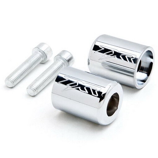 Kawasaki Ninja ZX-14R Polished Billet Aluminum Handlebar Ends ZX14 Bar Ends