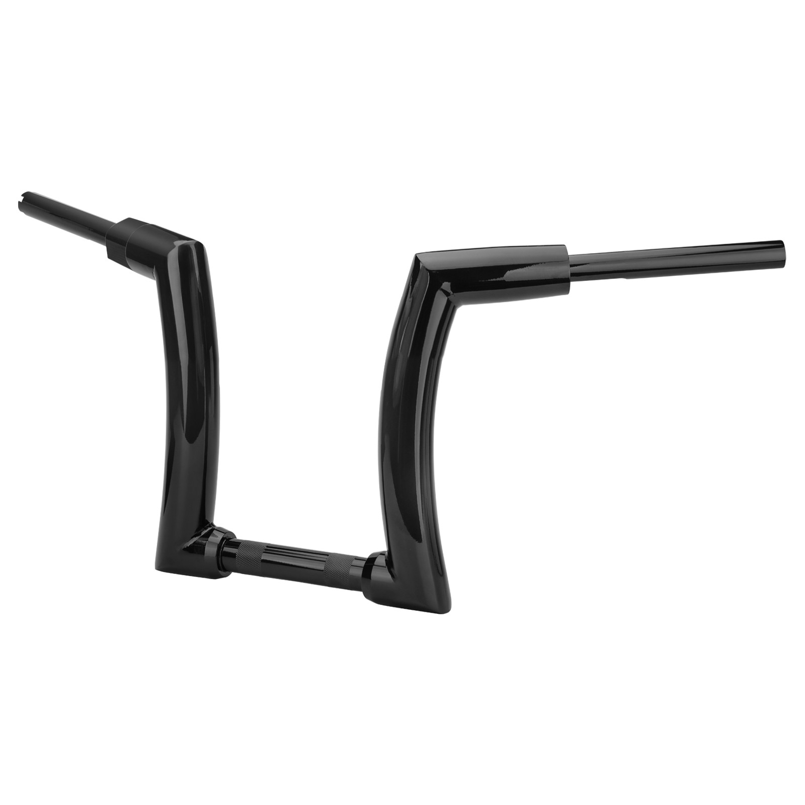 12″ Rise Motorcycle 2″ Ape Hanger Handlebar Black For Harley Softail Sportster