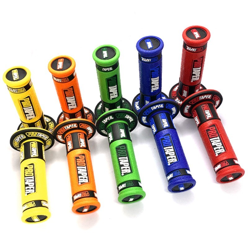 Prtaper Hand Grip 7/8″ Blue Handle Bar Pr Taper Handgrip for ATV Pit Dirt Bike