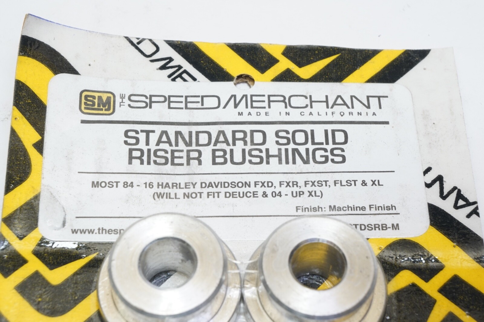 New Speed Merchant Solid Riser Bushings for Harley -Natural 0604-0067 Ships FREE