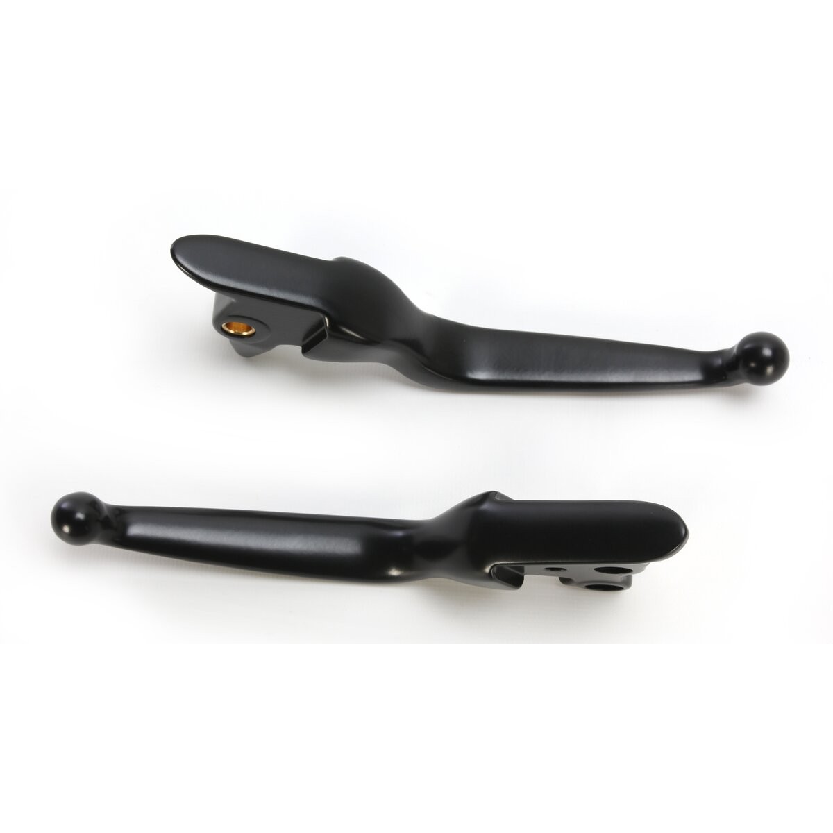 Drag Specialties Matte Black Wide Blade Lever Set – 0610-1683