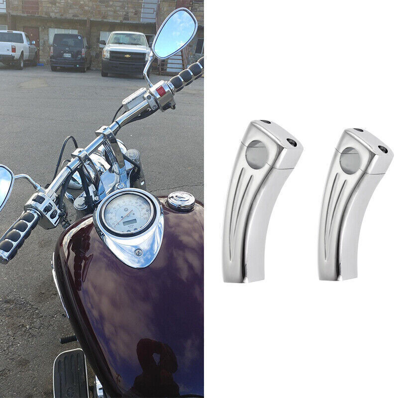 6″ Handlebar Risers For 1″ Bar Motorcycle Honda Kawasaki Suzuki Yamaha Harley