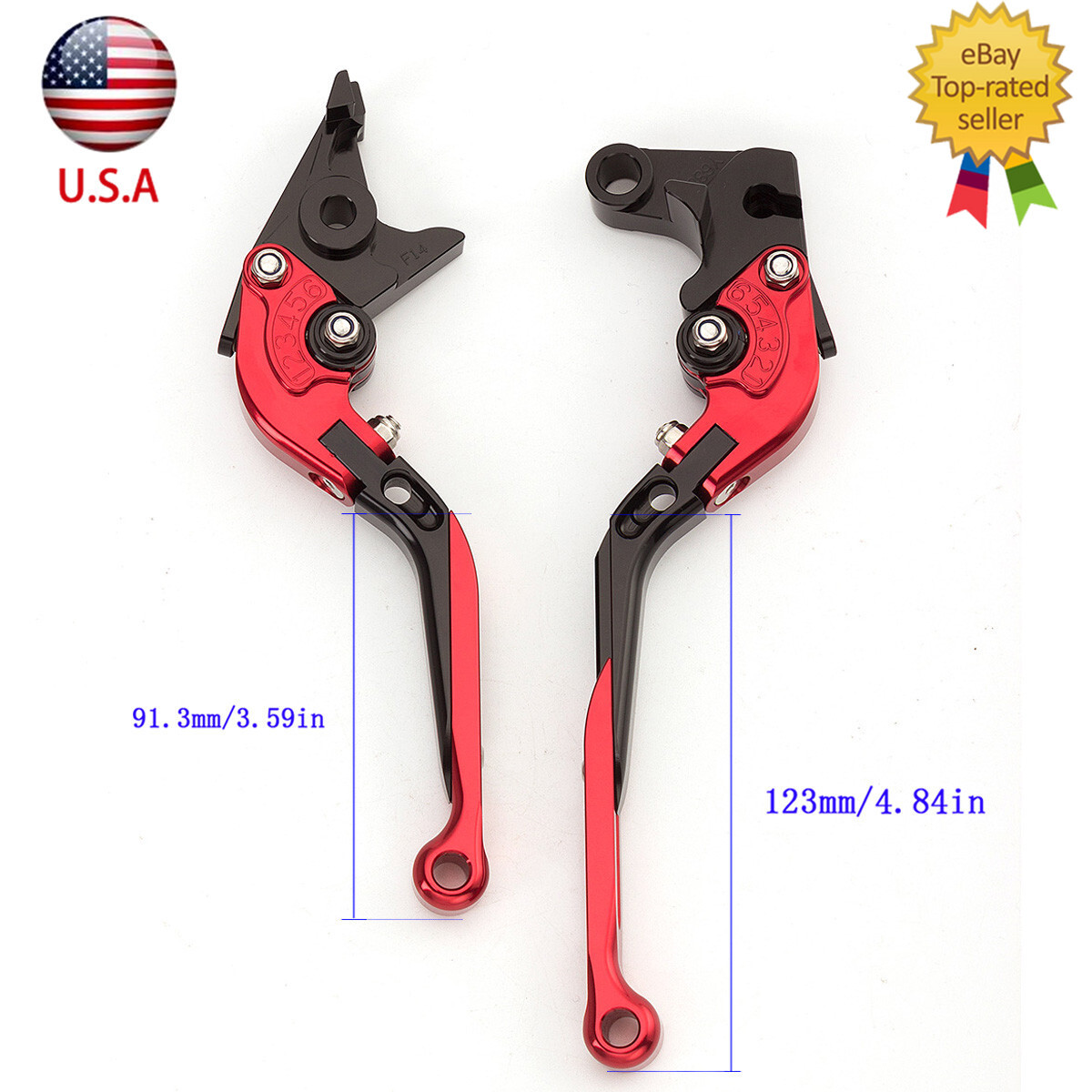 For Honda CBR900RR 1993-1999 1995 CNC Foldable Extend Brake Clutch Levers Grips