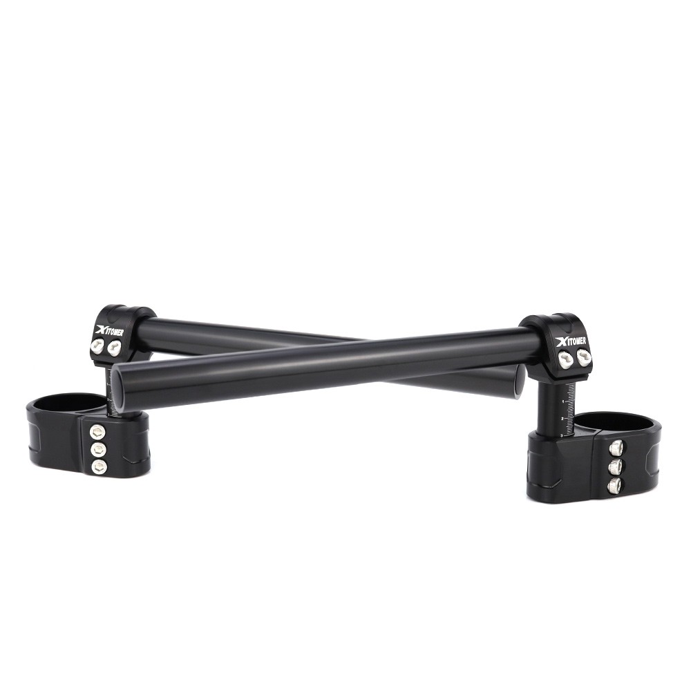 50mm Handlebar Adjustable Clip-On Aftermarket Fit For Honda Yamaha Ducati Suzuki