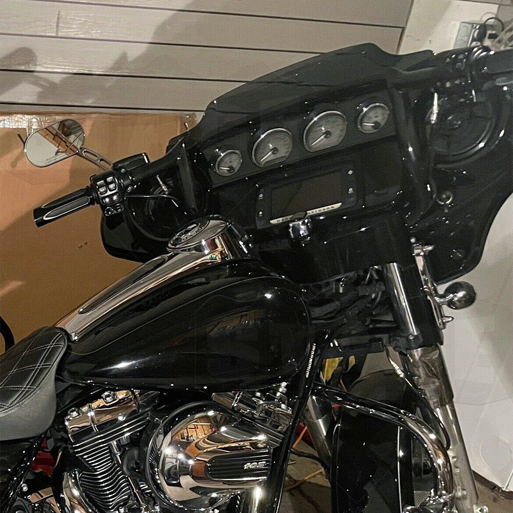 MOFUN 12″ x 1 1/4″ Meathook Bar Ape Hangers Handlebars for Harley Bagger Touring