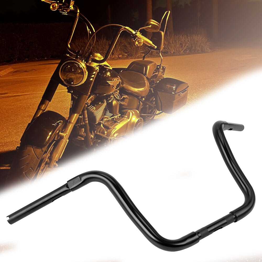 12inch Rise Ape Hangers Handlebar 1 1/4” For Harley FLST FXST 1200 883 XL Dyna