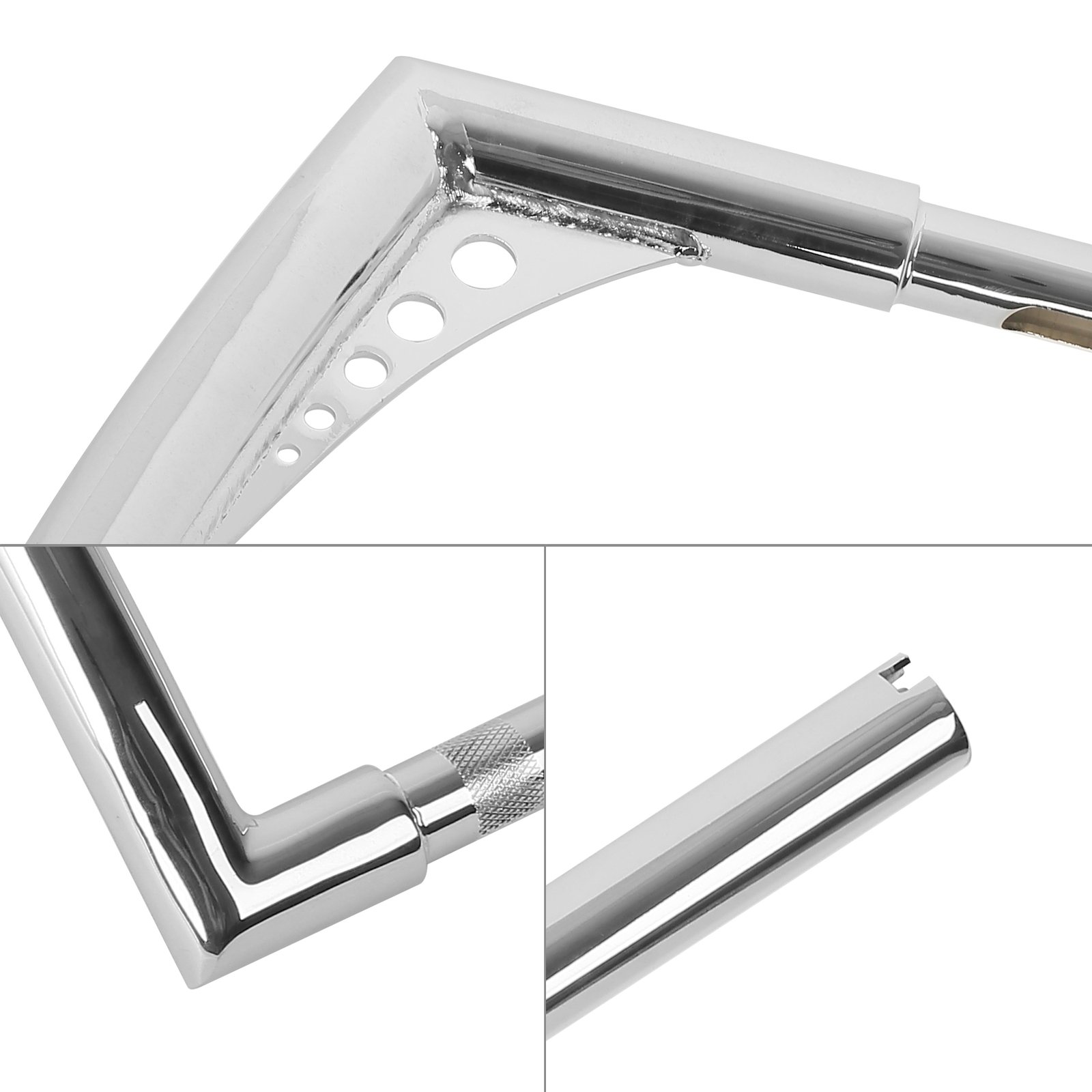10/12/14/16/18/20″ Rise Ape Hanger Handlebar Fit For Harley Sportster FLST FXST
