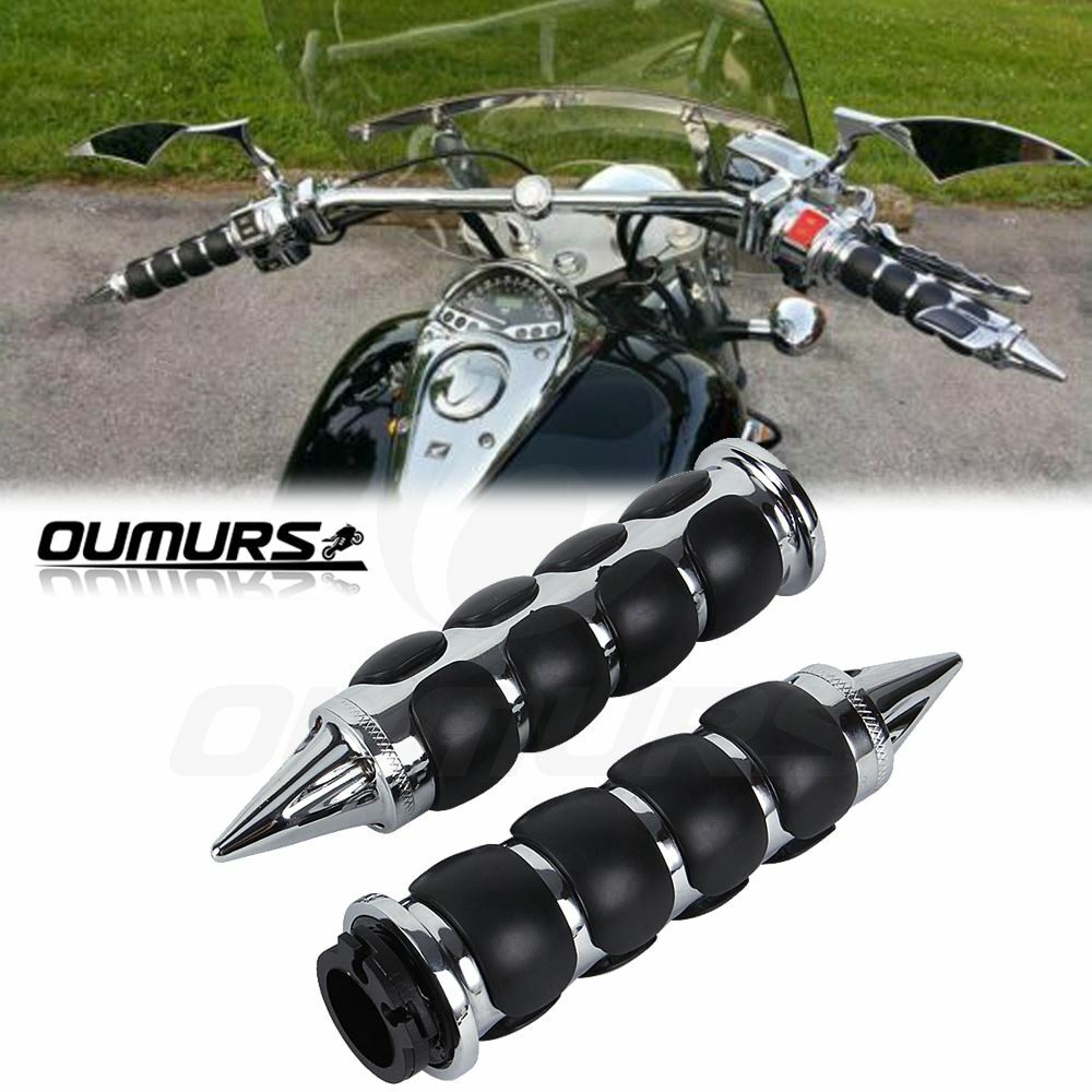 1″ Handle Bar Hand Grips Motorcycle For Yamaha V Star XVS 250 650 950 1100 1300