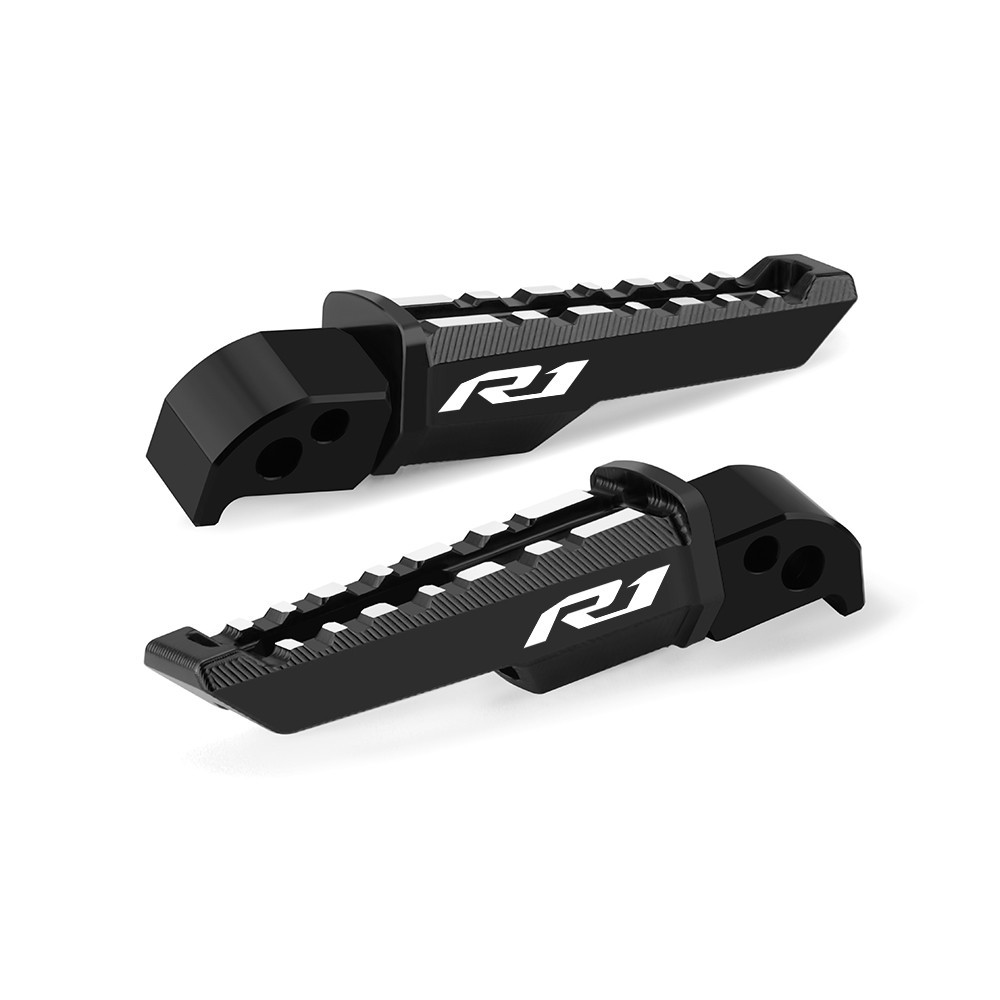 Rear Foot Pegs Passenger Footrest Pedals Footpegs For Yamaha YZF R1 2020-2026