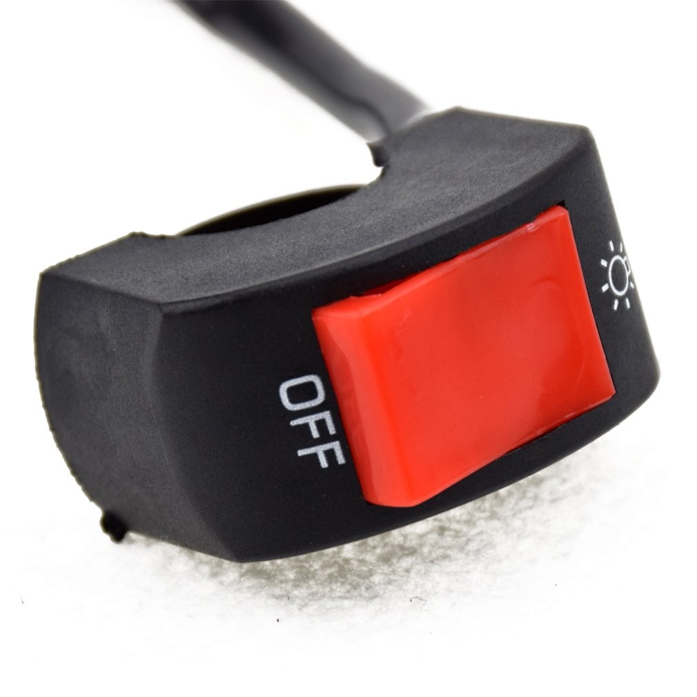 7/8″ Handlebar Light On Off Switch Button for 50cc 90cc 125cc 150cc 250cc