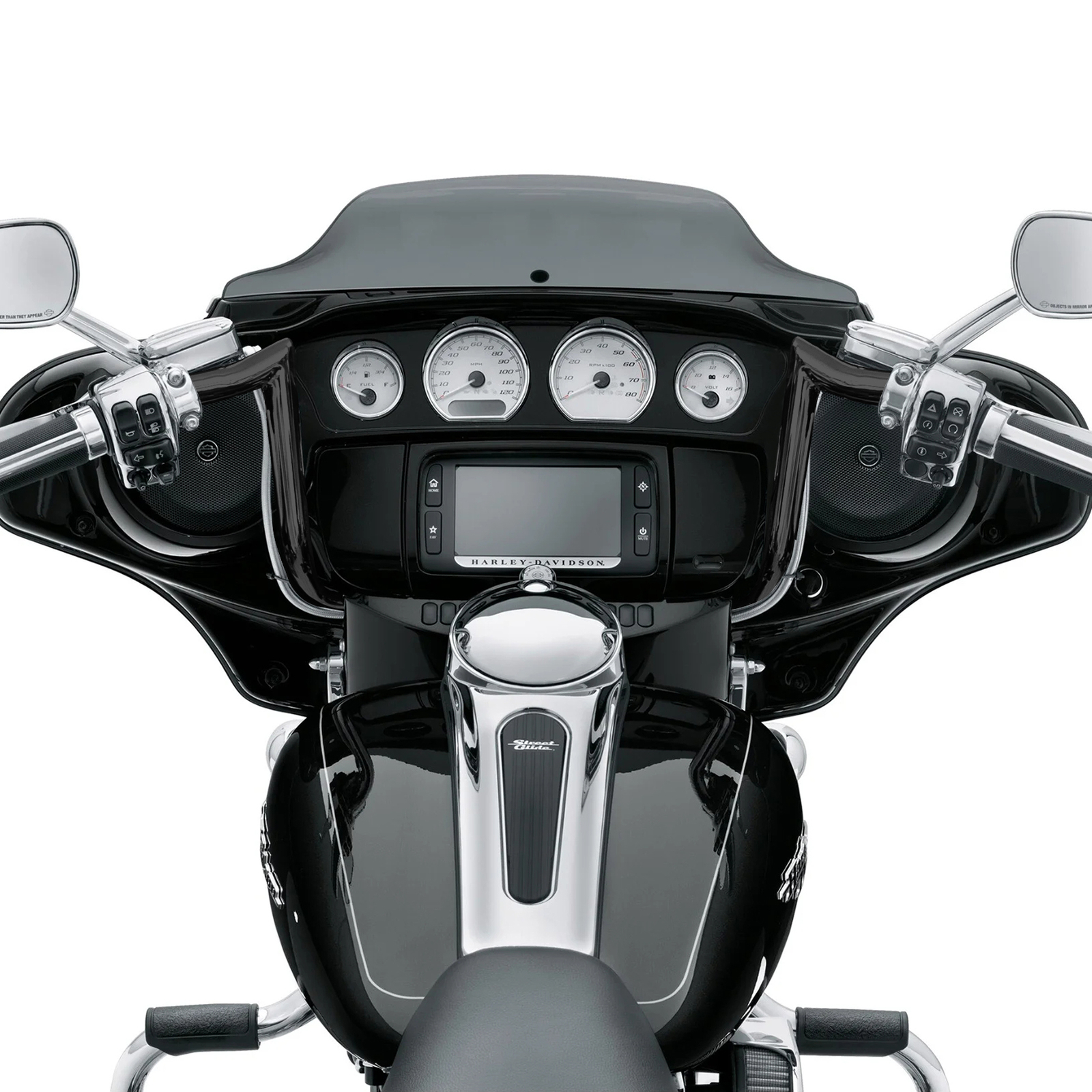 MOFUN 12″ x 1-1/4″ Meathook Pre Wired Handlebar Kit Harley Electra Street Glide