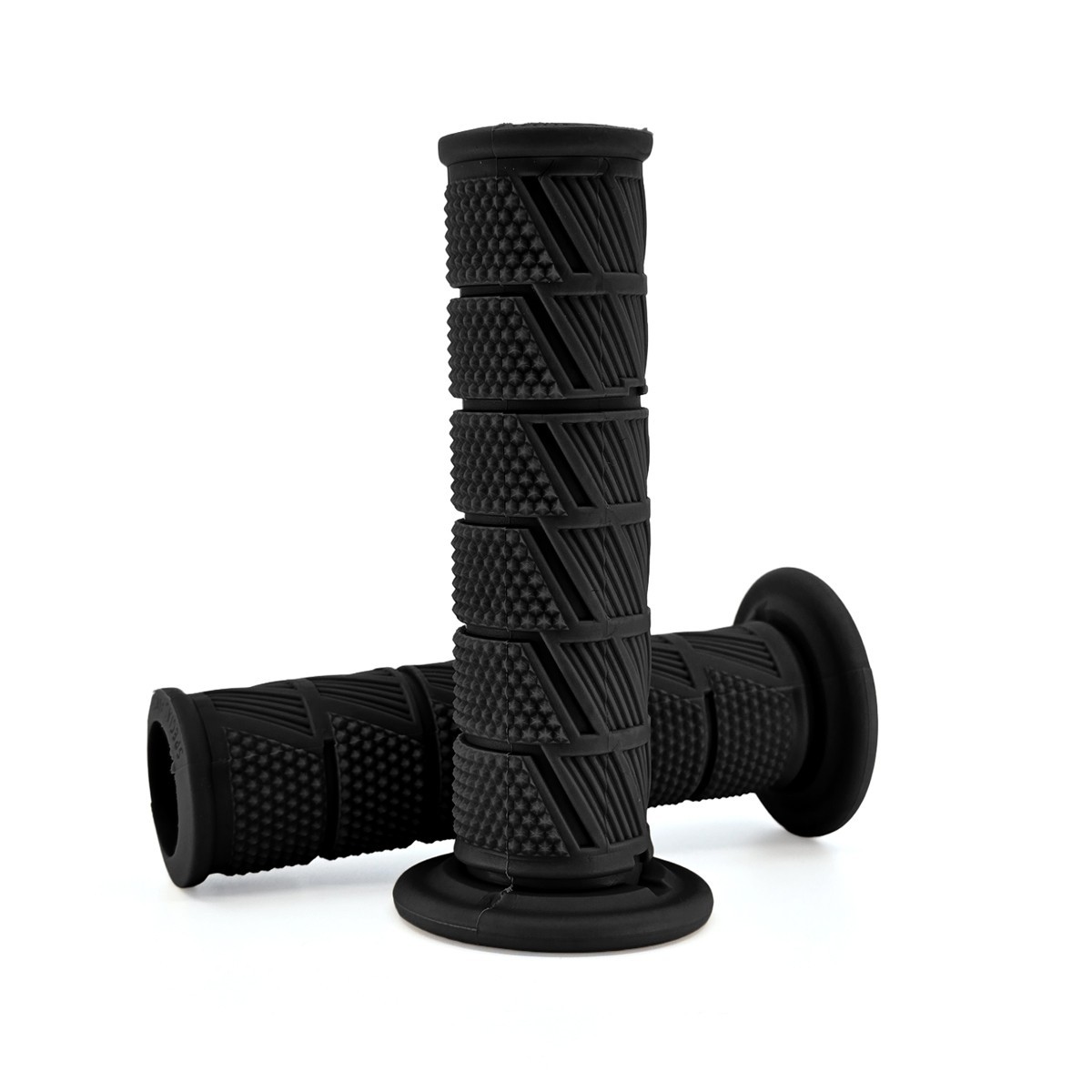 Motorcycle Handlebar Grips 7/8″ 22mm – Vintage Cafe Racer JDM Diamond Rubber
