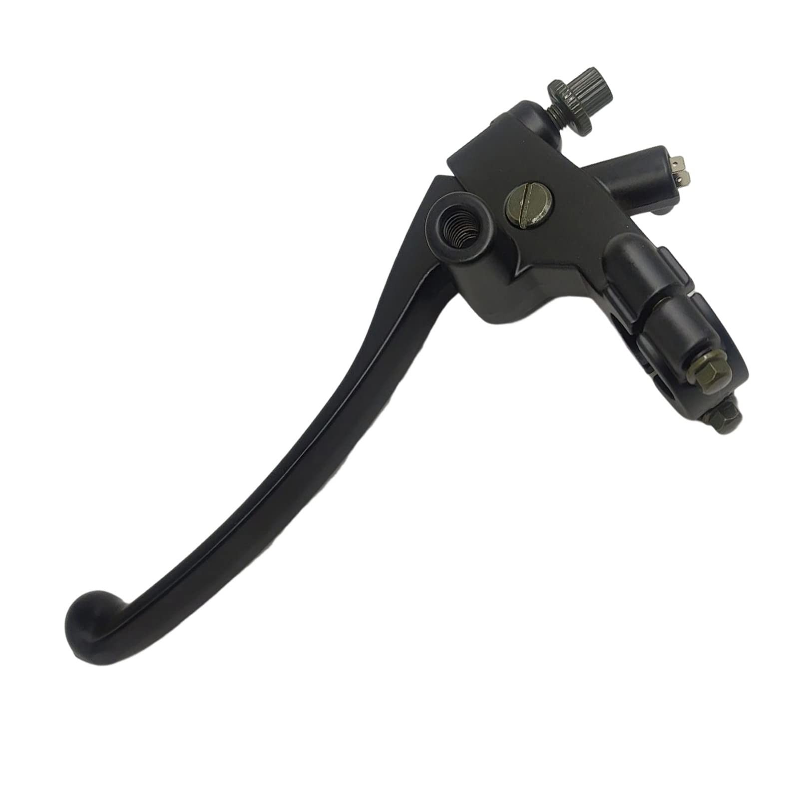 7/8″ 22mm Left Clutch Brake Lever Perch With Mirror Mount For Motorcycle Mirr…