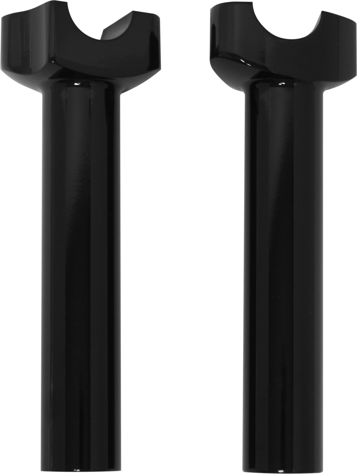 HardDrive Forged Straight Handlebar Risers – 6-1/2in. Rise – Black