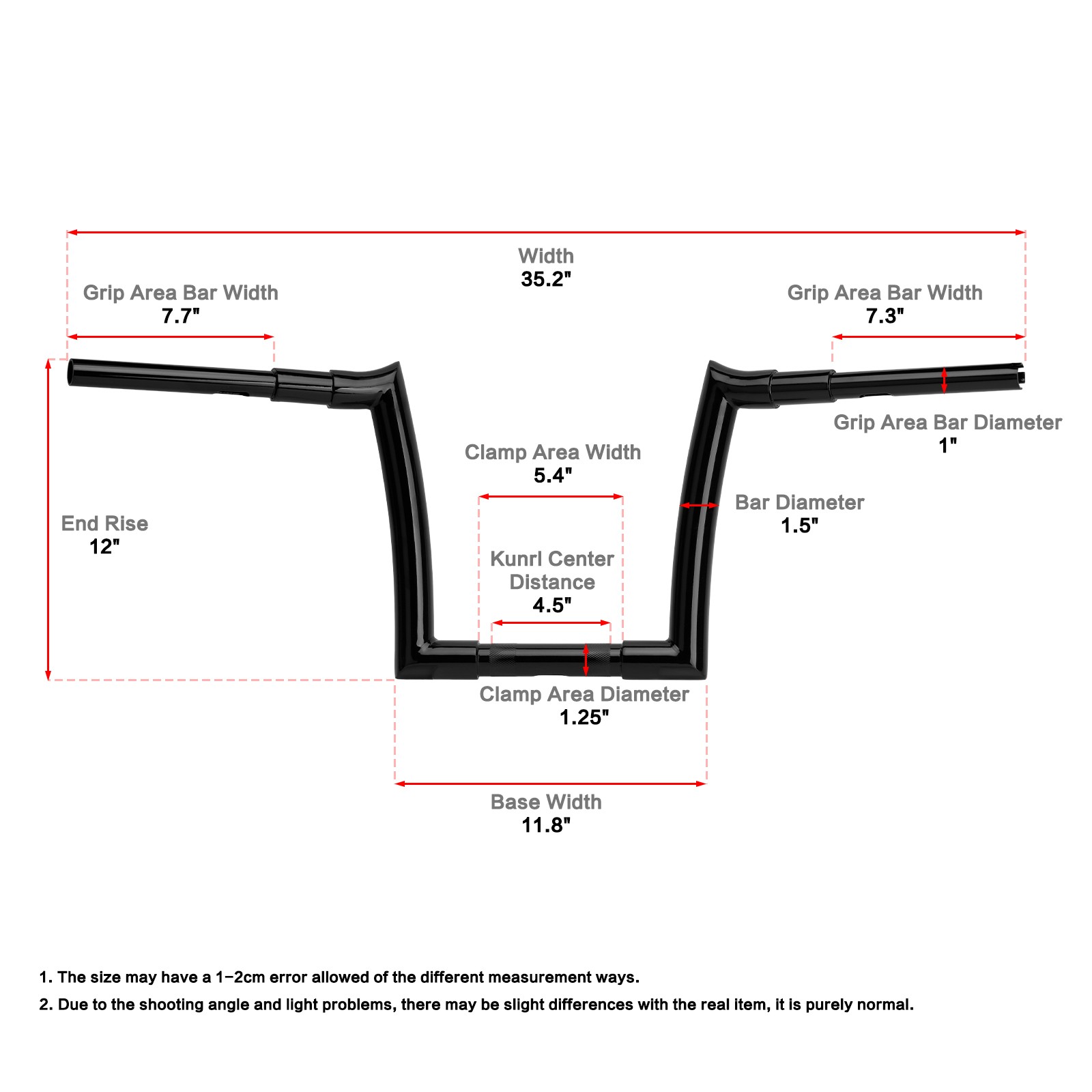 10″-14″ Rise Ape Hanger Handlebar For Harley Road King Classic Special 2014-2025