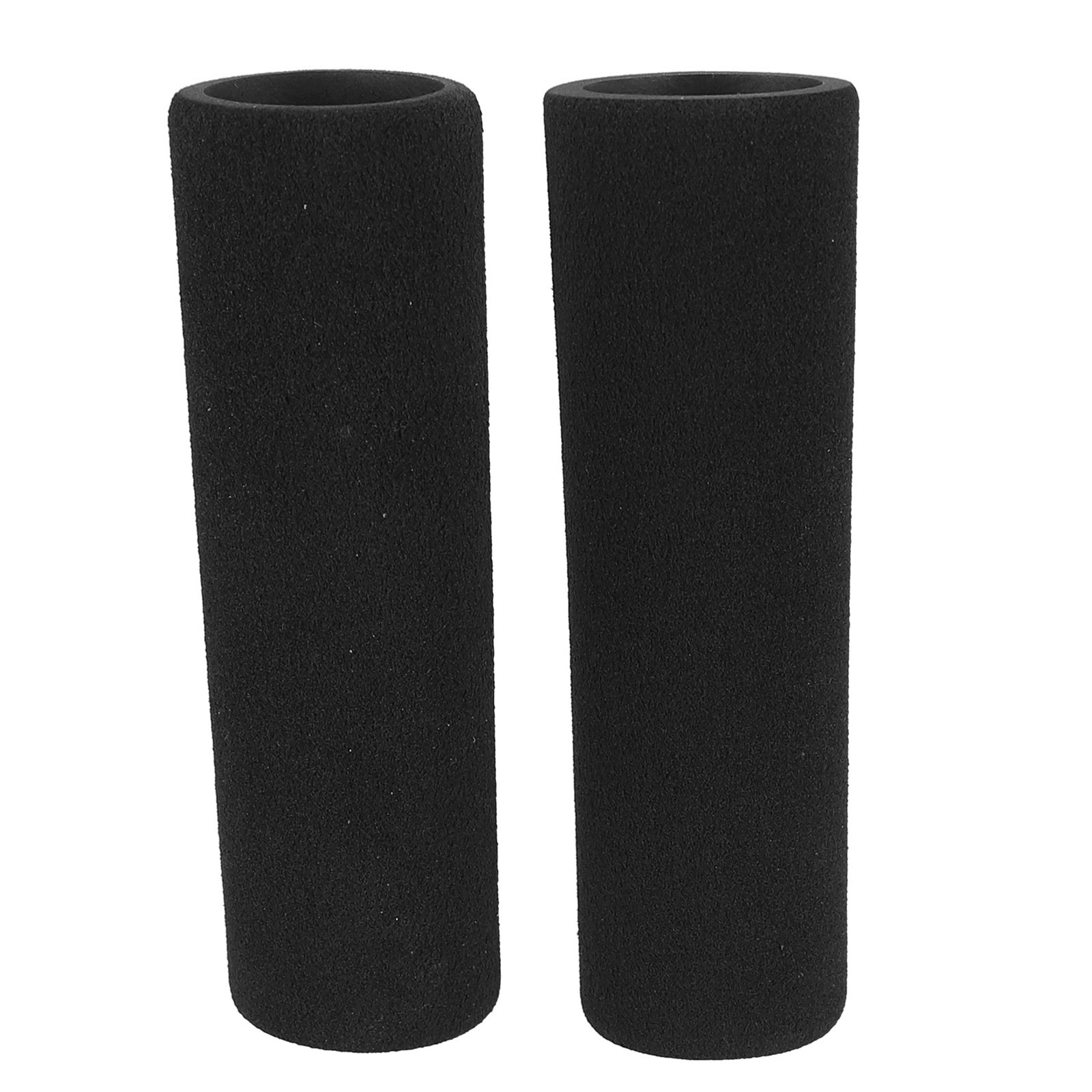 Slip On Grip Covers for Motorcycle Bars Thick Foam Anti Vibration Black 1 Pair