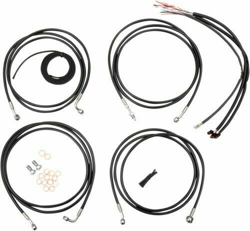 Harley Handlebar Cable Wiring Kit 15″-17″ Bars FLHX LA Choppers 0610-1253 HB