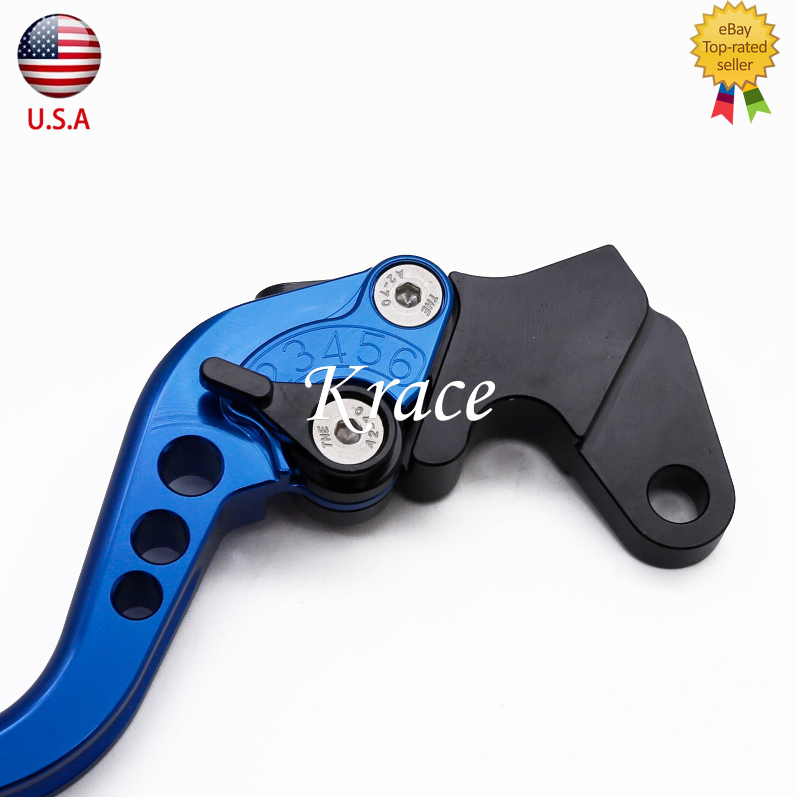 For Yamaha Raptor YFM660 2001-2006 CNC Brake ＆ Clutch Levers Blue Adjustable