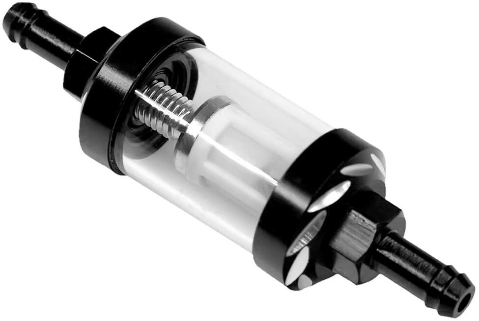 Universal Reusable Washable 5/16″ 8mm Inline Metal Gas Fuel Filter Motorcycle