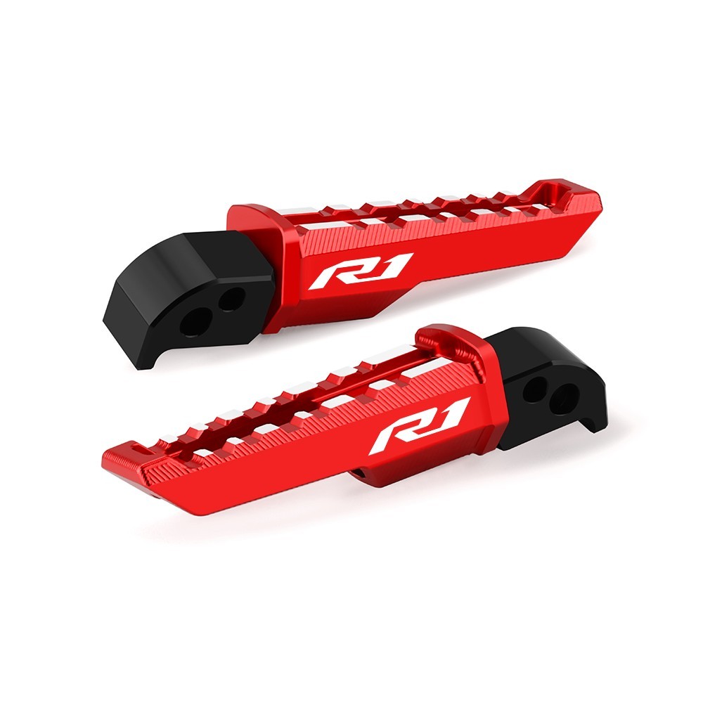 Rear Foot Pegs Passenger Footrest Pedals Footpegs For Yamaha YZF R1 2020-2026