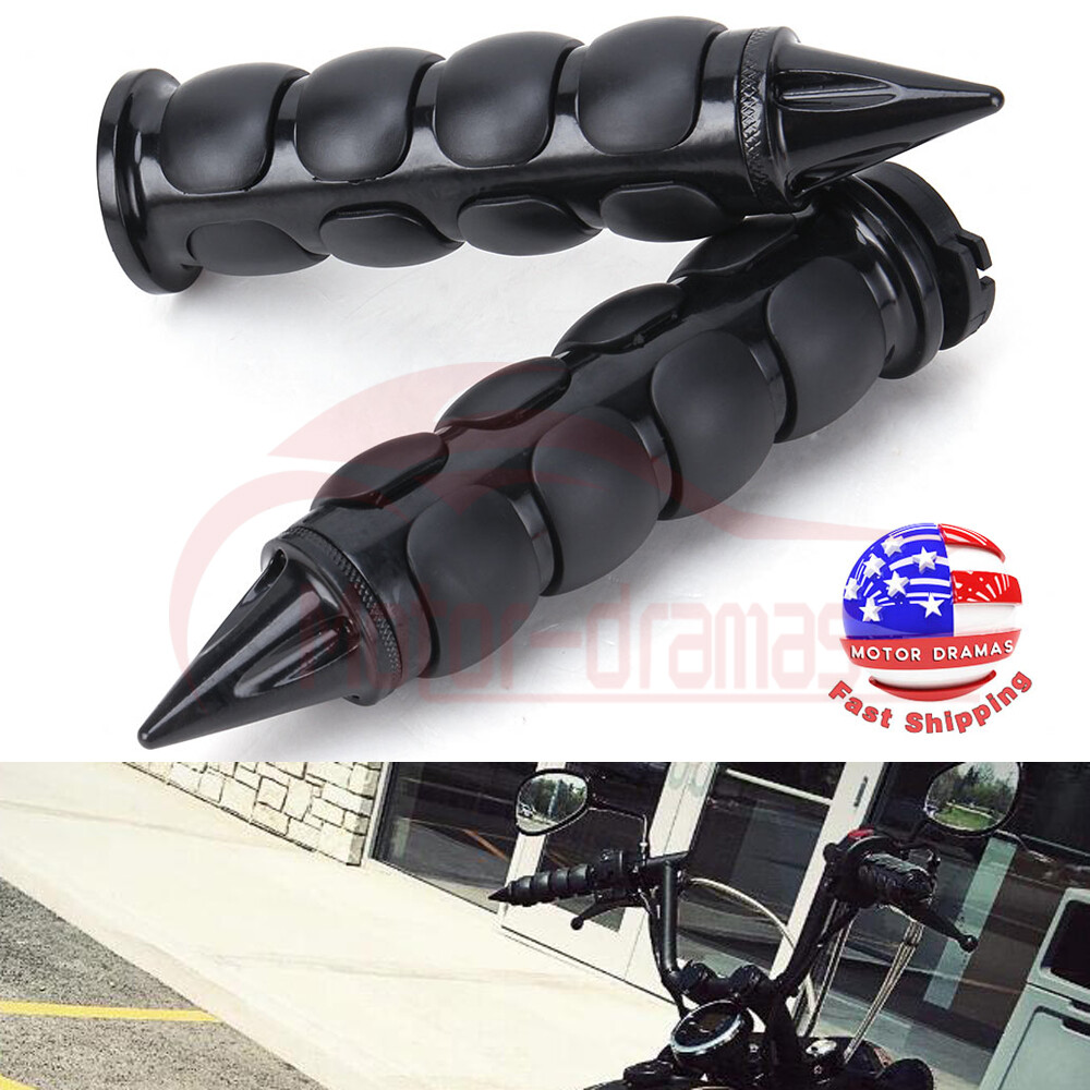 For Harley Softail Electra Glide 1″ Motorcycle Handle Bar Hand Grips W/ Throttle