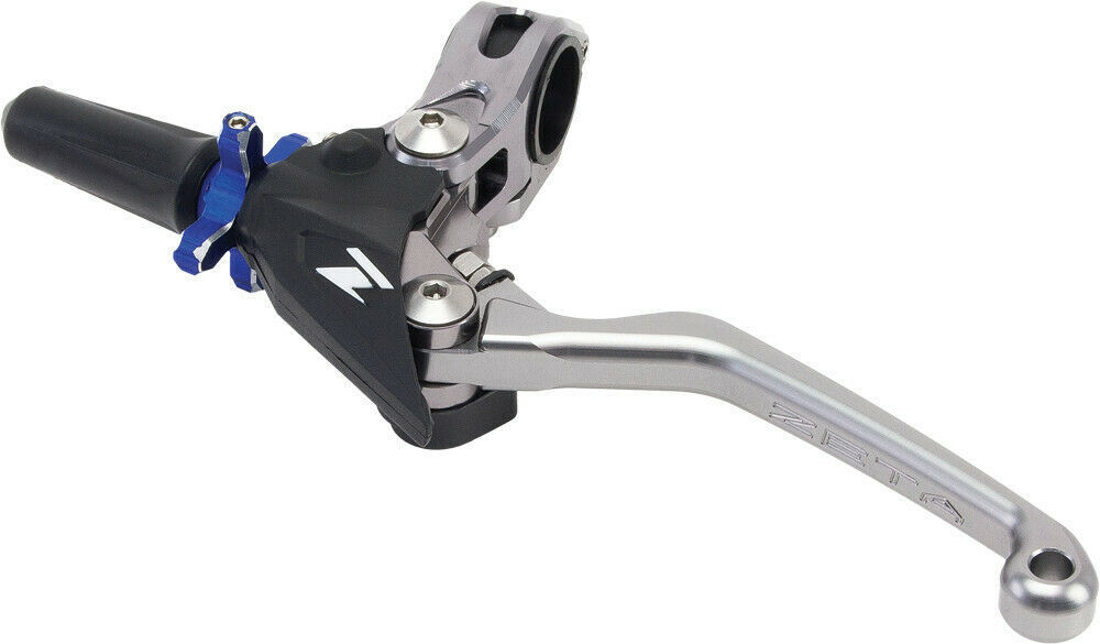 ZETA ZE43-1411 CP Pivot Clutch Lever, Four Finger Blue