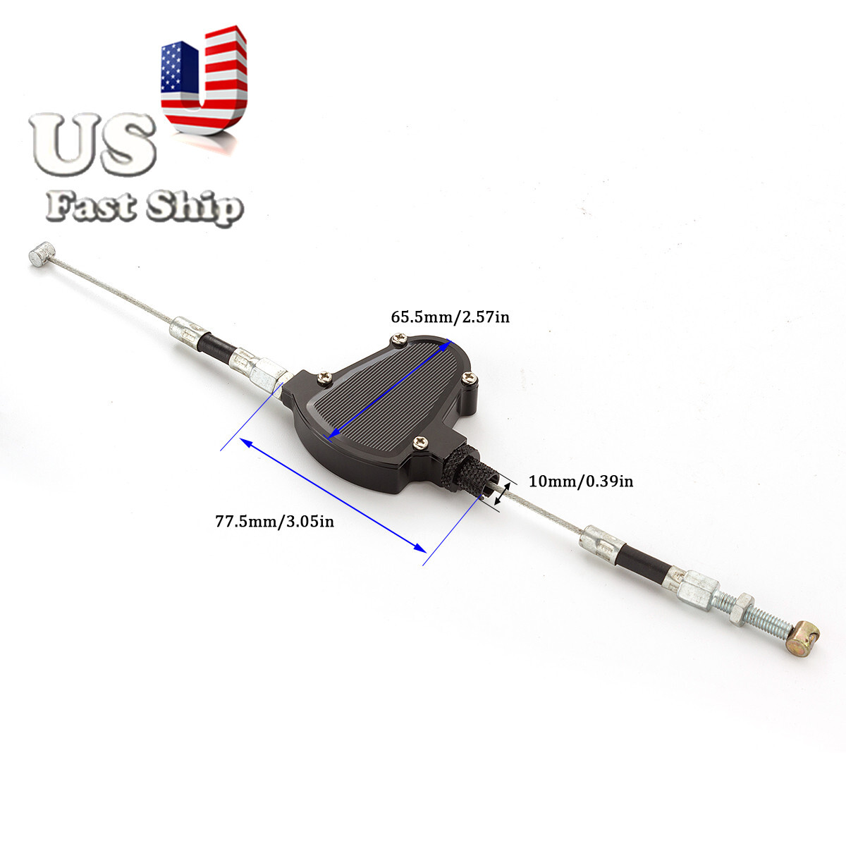 USA For Honda Suzuki Kawasaki Yamaha Stunt Clutch Pull Cable Lever Easy System