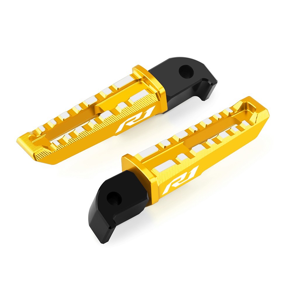 Rear Foot Pegs Passenger Footrest Pedals Footpegs For Yamaha YZF R1 2020-2026