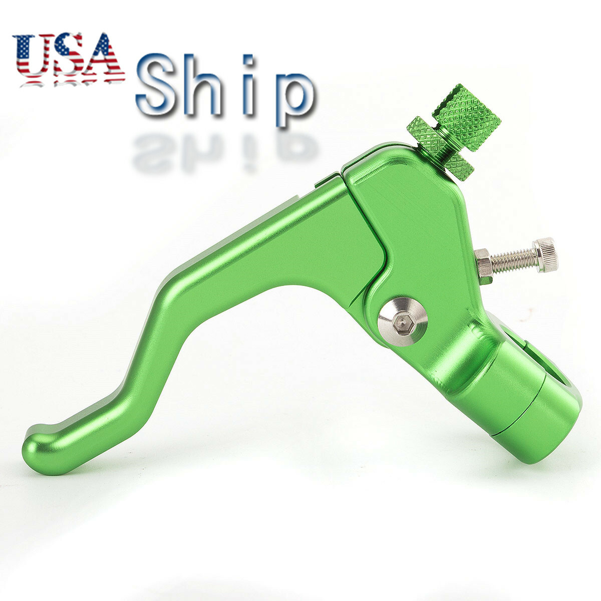 Motorcycle Stunt Clutch Lever Perch Bike With Cable Clutch Left Green Universal