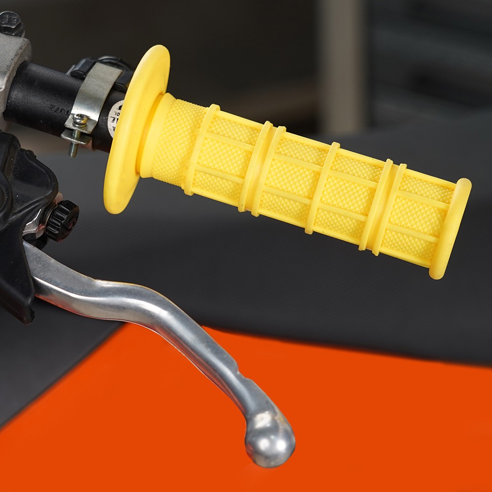 Universal Soft Rubber 7/8″ & 1 Hand Grips Throttle Handle Bar MX Dirt ATV Cross