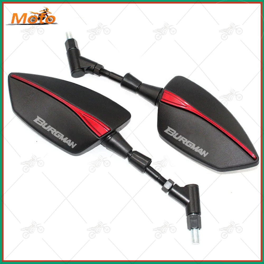 For Suzuki Burgman 2003-2023 Motorcycle Mirrors Rear View Housing Side 2 PCS