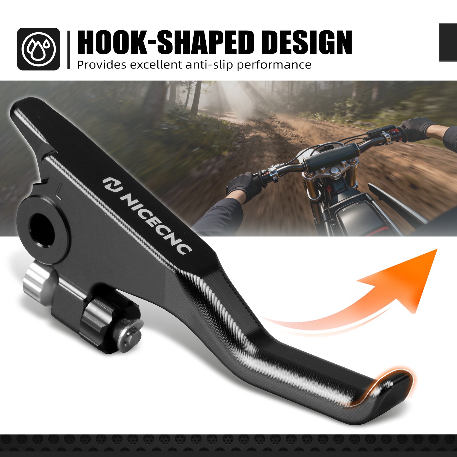 For Stark Varg EX MX 2024 2025 NICECNC Left Right Shorty Hand Brake Lever Kit