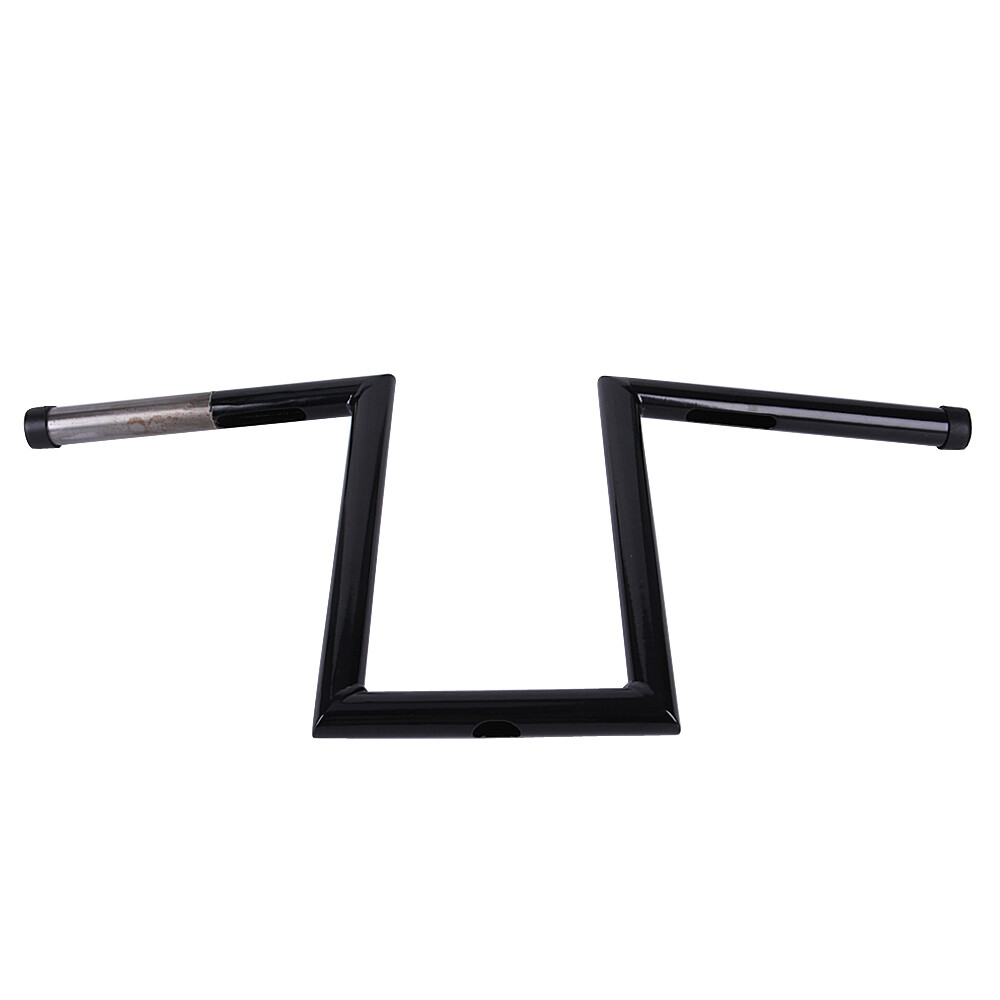Motorcycle 1″ inch Drag Z-Bar Rise 10-1/2″ Ape Hanger Handlebar For Harley FXS