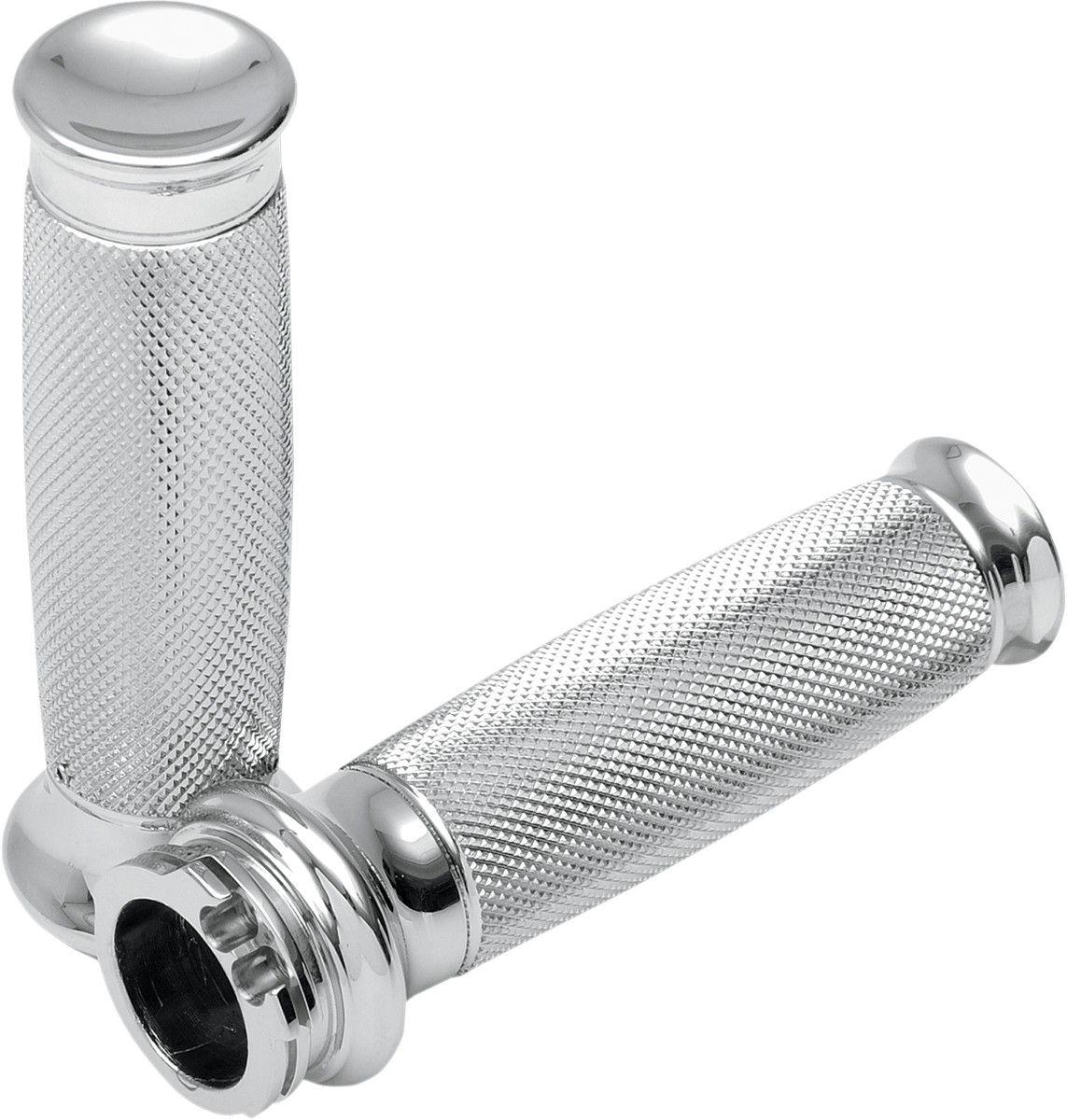 Todd’s Cycle Vice Grips Chrome Knurl for Harley-Davidson 1″ Handlebars VGK-1