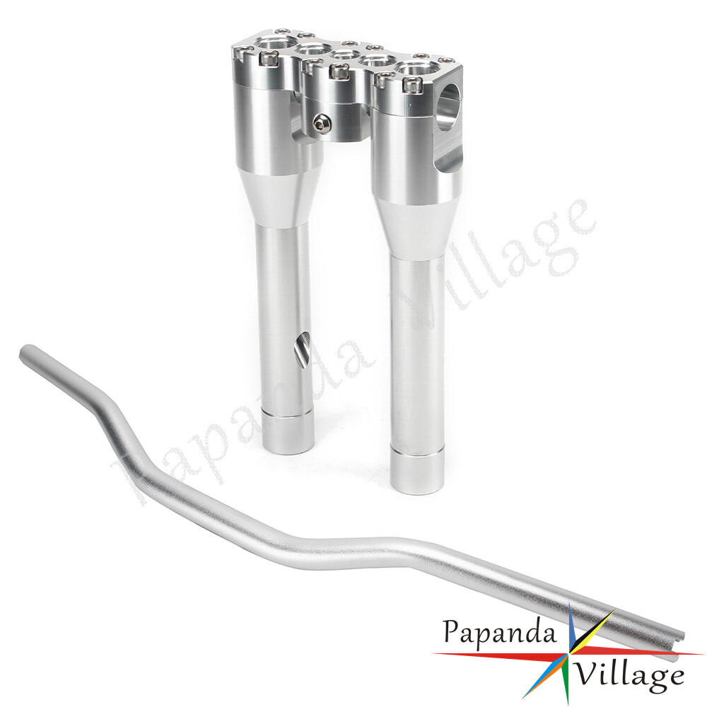 8″ Handlebar Riser + 1-1/4″ Handlebar Club Style Fits Harley Sportster Softail