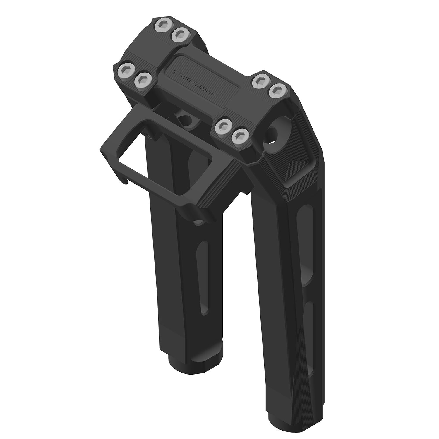 10″ Tall 1.0″ Handlebar Pullback Risers for Harley 18-24 Street Bob FXLRST FXST