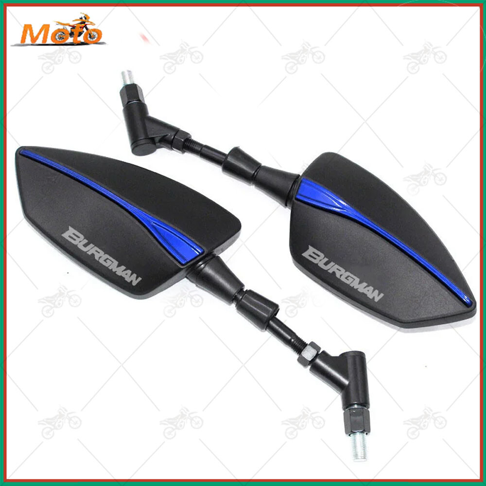For Suzuki Burgman 2003-2023 Motorcycle Mirrors Rear View Housing Side 2 PCS