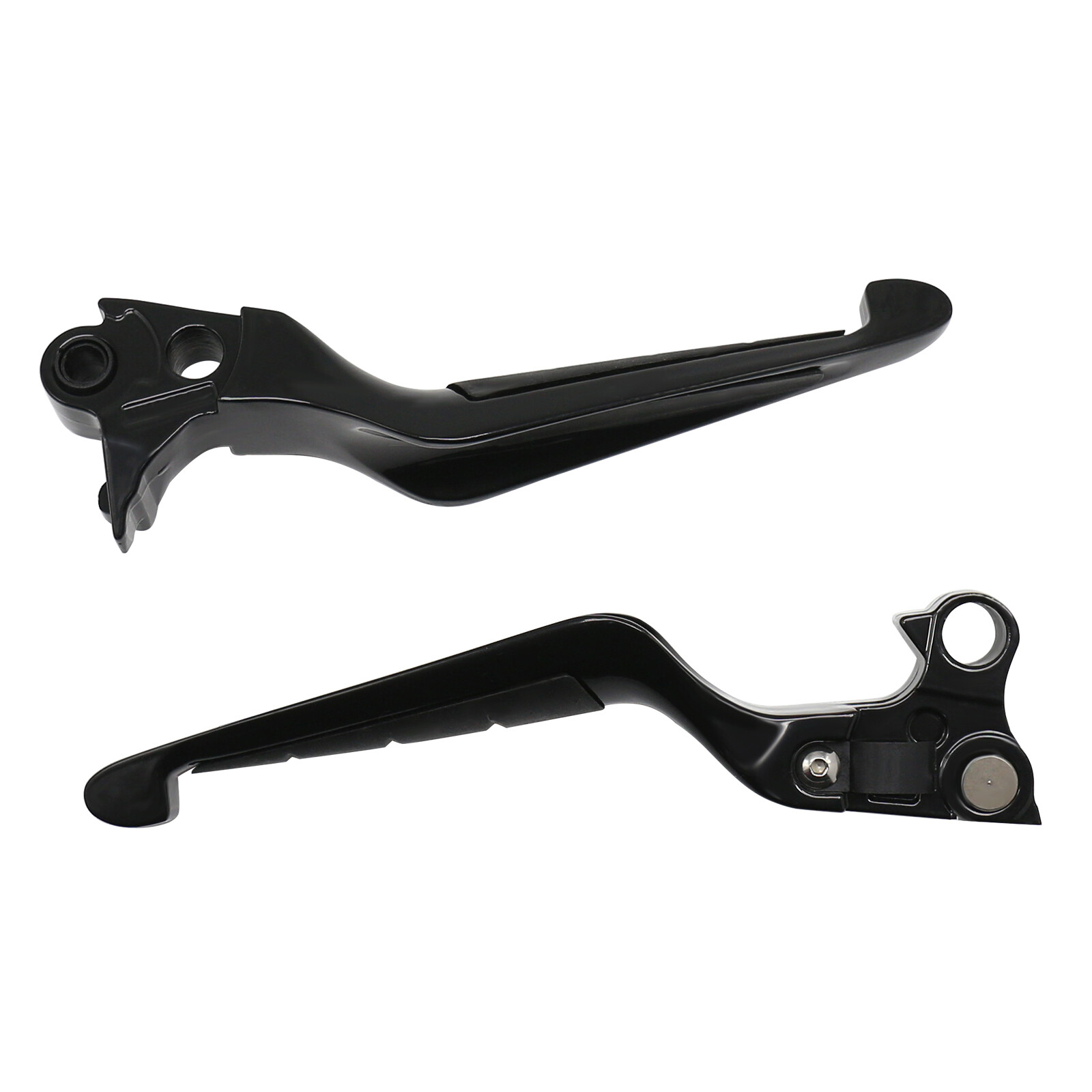 Gloss Black Brake Clutch Levers For 1996-2007 Electra Road Street Glide King